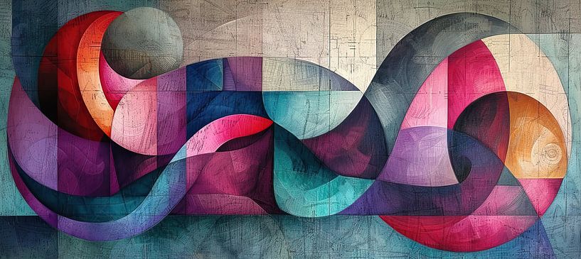 Abstrakt Bunt von Kunst Laune