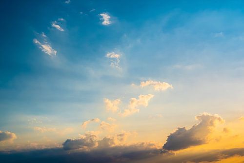 Himmel bei Sonnenuntergang