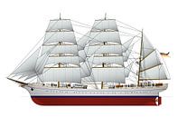 Gorch Fock von Simons Ships Miniaturansicht