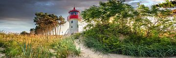 Lighthouse Gellen on the island of Hiddensee