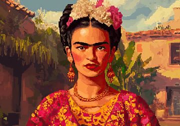 Frida - Pixel Art by Niklas Maximilian