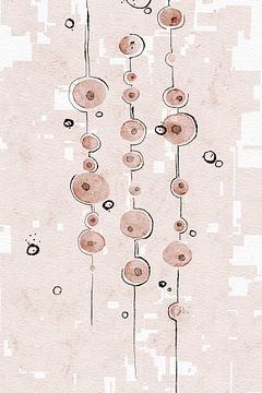 Pink Bubbels van AnkieArt