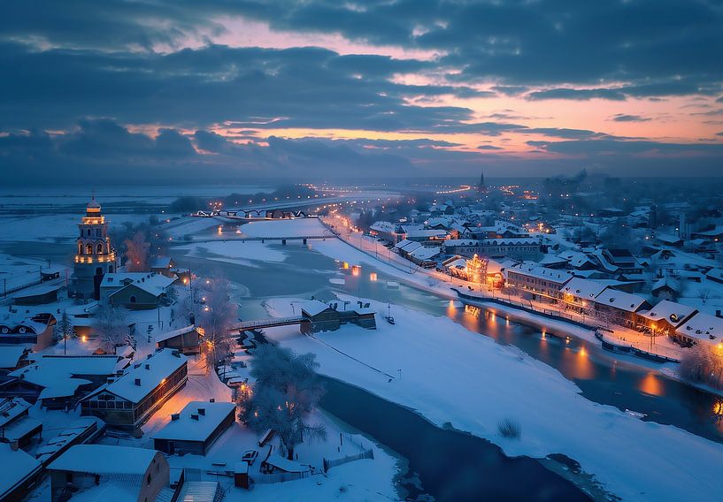 Magie rond kerkgebouwen van fernlichtsicht