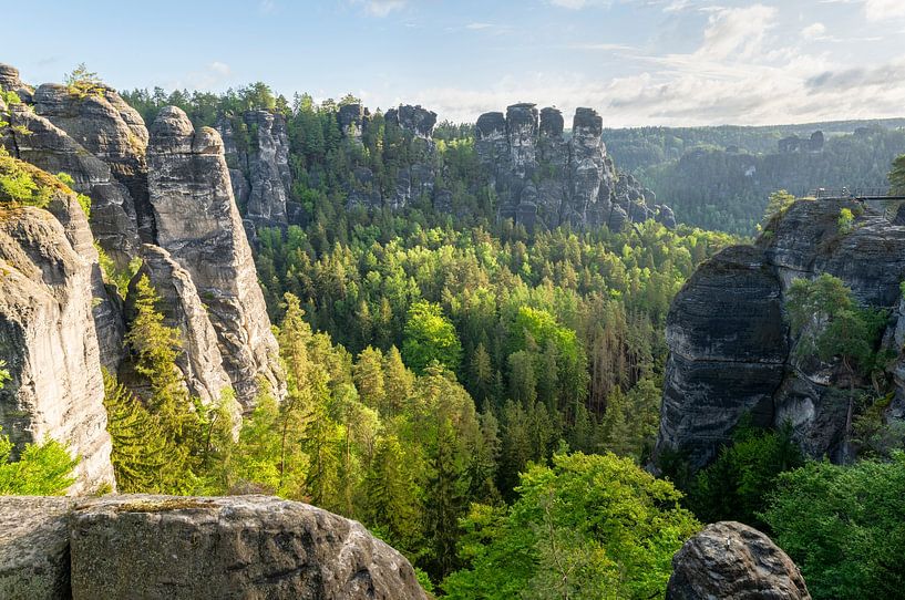 Morgentliches Licht in der Sächsichen Schweiz von Anselm Ziegler Photography