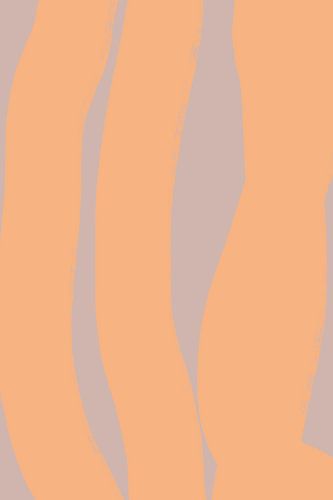 Moderne abstracte minimalistische vormen en lijnen in geel en beige