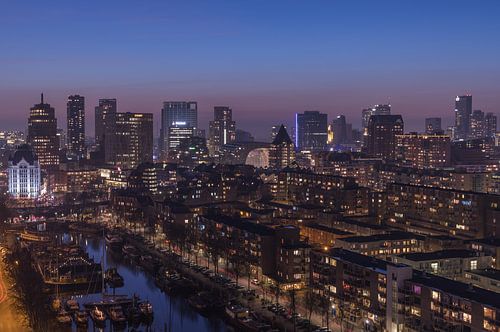 Het stadscentrum van Rotterdam