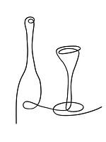 Glass figure  No.1 White