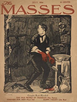 John Sloan, The Masses, July 1914 van Atelier Liesjes