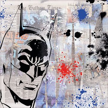 Der Held von Gotham City von Rene Ladenius Digital Art