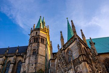 Spaziergang an einen kalten Wintertag durch die Landeshauptstadt von Thüringen - Erfurt - Deutschland von Oliver Hlavaty