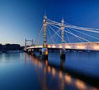 De Albert Bridge, Londen van David Bleeker thumbnail