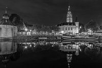 Breda, Haven, Spanjaardsgat black and white