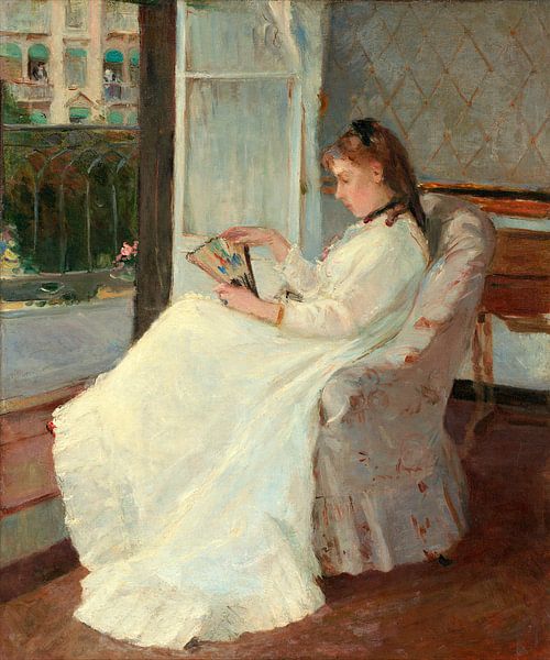 Soeur de l'artiste à la fenêtre, Berthe Morisot par Liszt Collection