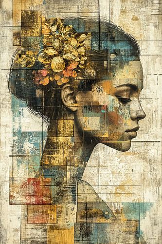 Femme - Femme dorée dans les tons de terre