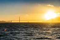 Golden Gate Bridge - zonsondergang van Martijn Bravenboer thumbnail