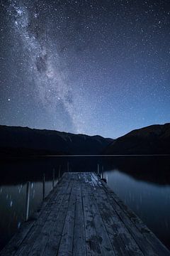 Milchstrasse am Lake Rotoiti, NZ South Island von Pascal Sigrist - Landscape Photography