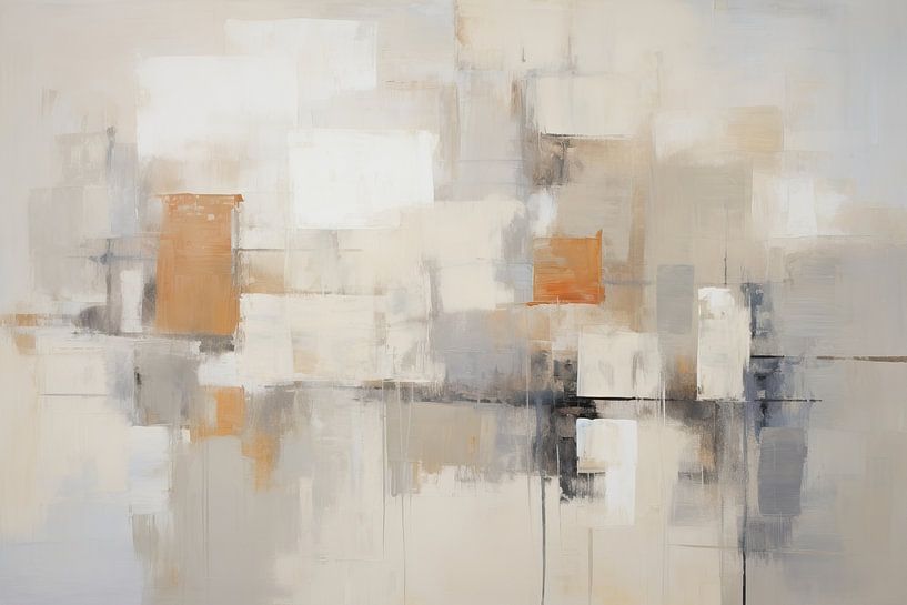 Calm Geometric Haze by ARTEO Paintings
