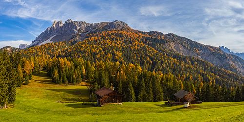 Herfst op de Passo delle Erbe, Italië