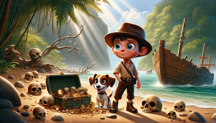 Max&#039; Treasure Island Adventure by artefacti
