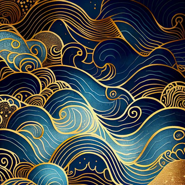 Golden Waves by Whale & Sons