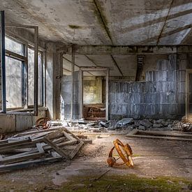 ontruimde school na Tsjernobyl van Gerard Wielenga
