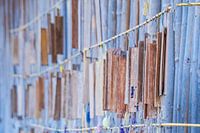 Wish woods in temple Wat Su Thong Pae