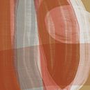 Moderne Abstrakte Minimalistische Kunst in terra, taupe und tabak von Dina Dankers Miniaturansicht