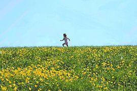 Souvenir d'une jeunesse insouciante et libre - Œuvre d'art numérique sur Dirk van der Ven