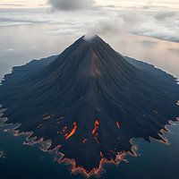 Île volcanique infinie