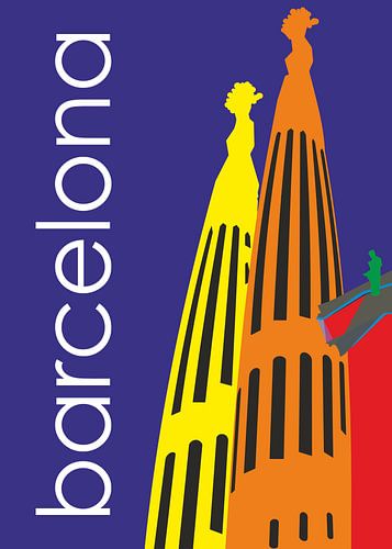 Barcelona Toren Silhouetten