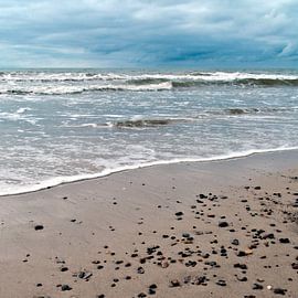 Zomerse meditatie aan de Noordzee in Denemarken van Silva Wischeropp