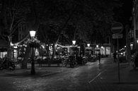 Janskerkhof in Utrecht in black and white by Bart van Lier thumbnail