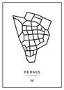 Pernis - Rotterdam van Muurmap - Jouw Favorite stad of wijk aan de muur thumbnail