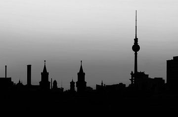 Silhouette de l'horizon berlinois