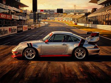 Porsche 911 GT2 RS Rennstreckenszene