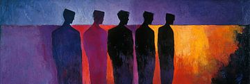 Silhouetten Mensen van Kunst Kriebels