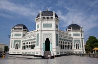 Moschee in Medan, Sumatra von Kees van Dun Miniaturansicht