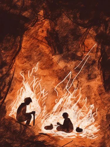 Cavemen Style Abstract