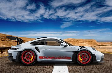Porsche GT3 RS, voiture de sport allemande sur Gert Hilbink