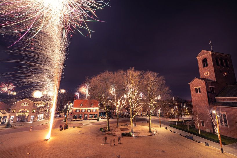 Feux d'artifice du Nouvel An 2023 Drunen par Zwoele Plaatjes