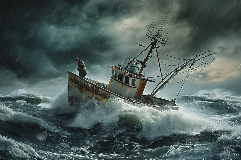 Boot romantiek van fernlichtsicht