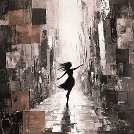 Tanz in Fragmenten Sepia von Bianca ter Riet