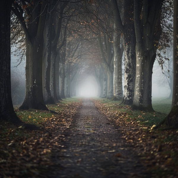 Mystical forest landscape by Poster Art Shop