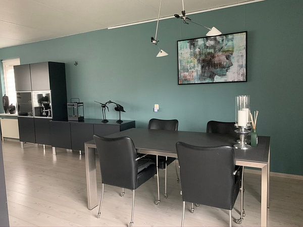 Klantfoto: Angie green van Atelier Paint-Ing, op canvas