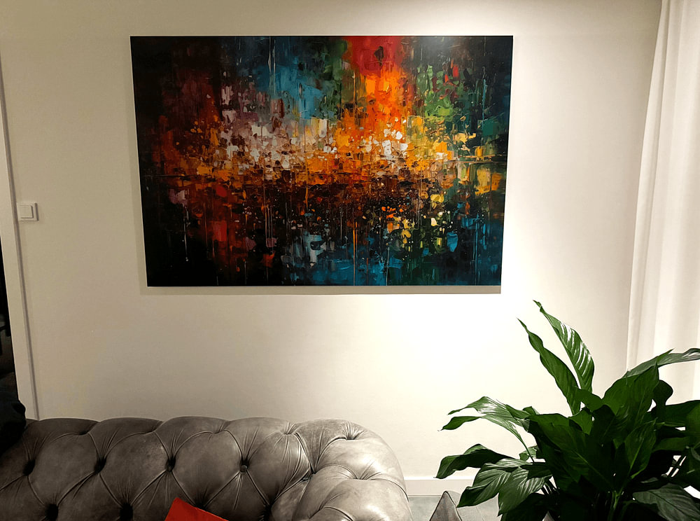 Colourful Cosmic Ballet AI Art Illustration