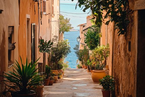 Gasse zum Meer