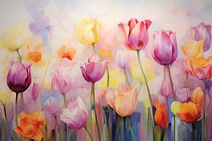 Tulipes sur Imagine