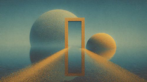 Ethereal Abstract Symbolic Dreamscape Wanddecoratie