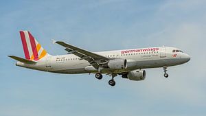 Germanwings Airbus A-320-200 Passagierflugzeug.