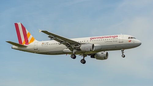 Germanwings Airbus A-320-200 passagiersvliegtuig.